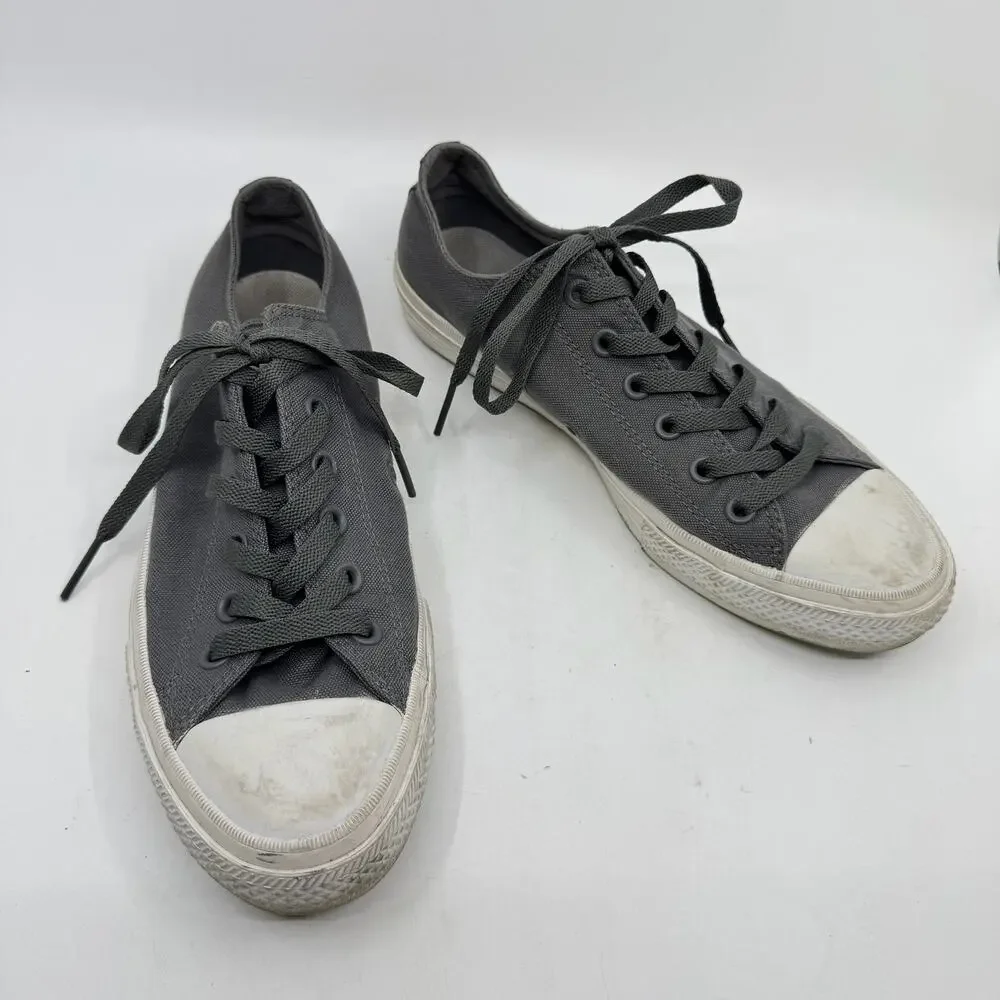 CONVERSE Chuck Taylor II 2 Gray Low Top w/ Lunarlon